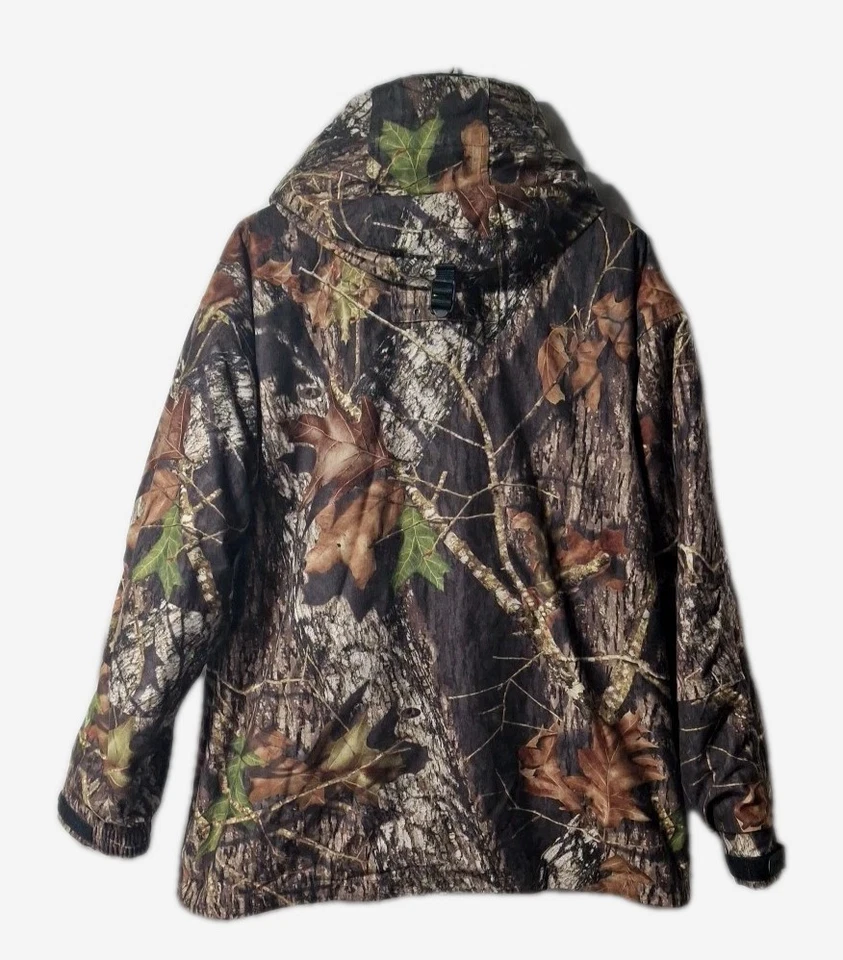 Field & Stream Jacket Camo 2 in 1 Mens L Green Brown Real Tree Hunting Insulated - Image 2 of 4