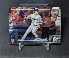 Luke Williams Rookie RC 2022 Topps Stadium Club CHROME Card #281 Miami Marlins. rookie card picture