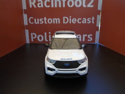 Personalizzato Motormax Police 1/24 Rock Hill, SC Police 2022 Ford Nuove Marche - Foto 8 di 15