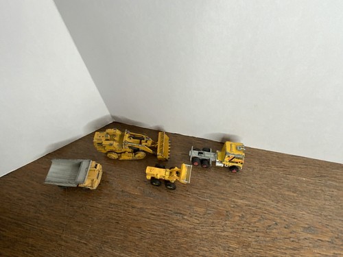 Vintage NZG Die-Cast Tractor Majorette Semi Benne Carriere & Maisto Shovel Set - Picture 3 of 7