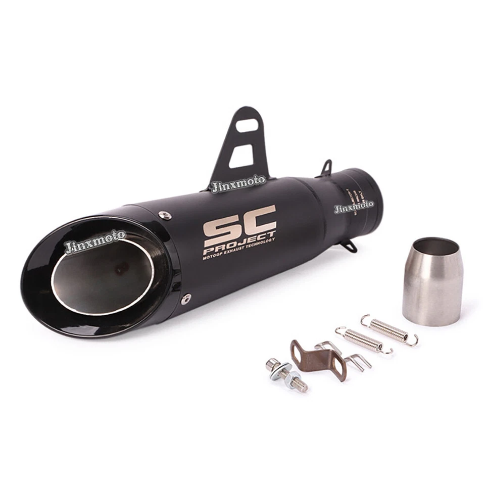 Sistema de silenciador de escape completo tubo de enlace colector para Yamaha MT09 FZ09 2014-2020 Foto 4 de 4