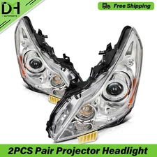 2Pcs/Pair Halogen Projector Headlight For INFINITI G37 Sport Sedan 4Dr 2010-2013