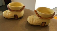 Vintage Keele Street Pottery Nursery Rhyme Old Woman Lived in a Shoe Egg Cups 2