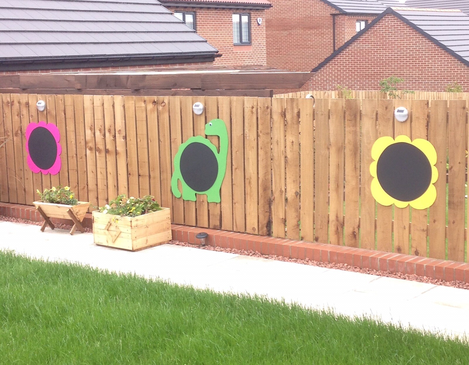 Children's Outdoor Flower Chalkboards Garden Handmade Large Size