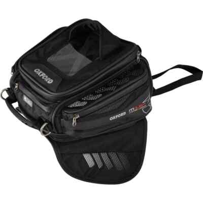 OXFORD M15R MAGNET TANKRUCKSACK 15L SCHWARZ NAVI KARTENHALTER MOTORRAD GEPÄCK
