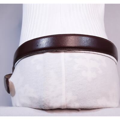 Kenneth Cole Mens Belt 38 Waist Darkest Brown Genuine  display picture 2