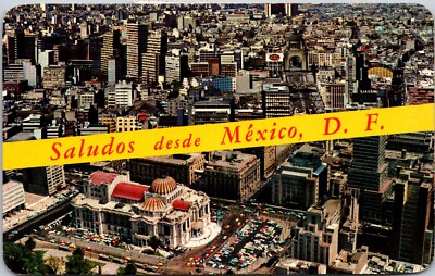 Postcard Saludos desde Mexico D F