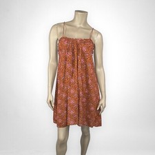 MADEWELL  XS Tulum  Dress in Warm Paisley XS Sleeveless Summer Vacation
