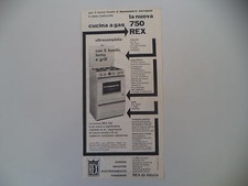 advertising Pubblicità 1959 CUCINA A GAS 750 REX