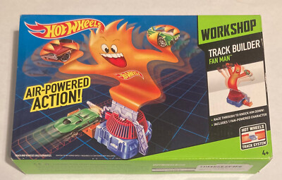 HOT WHEELS Track Builder Fan Man [NEW] Mattel HOTWHEELS