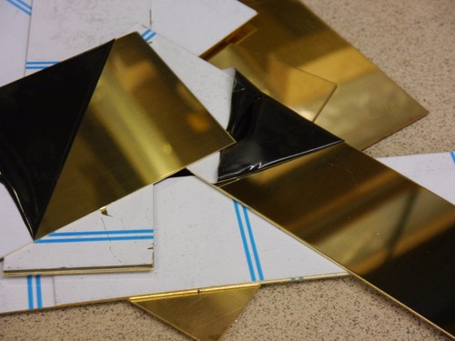 Polished Brass Sheet Off Cuts 1.2mm Signs Engraving Model Engineering Guillotine - Picture 3 of 3