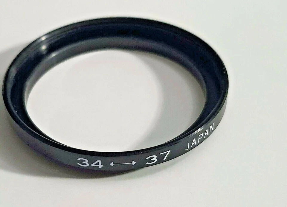 34-37mm Step-Up Stepping Adapter Lens Filter Metal Ring 34mm-37mm 34-37 Japan - Image 4 of 4