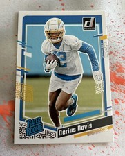 2023 Donruss Derius Davis RC #351 L.A. Chargers