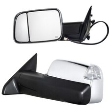 Towing Mirrors Fit 2011 2012 2013 2014 Ram 1500 2500 Power Heated Sensor Chrome Towing Mirrors Fit 2011 2012 2013 2014 Ram 1500 2500 Power Heated Sensor Chrome