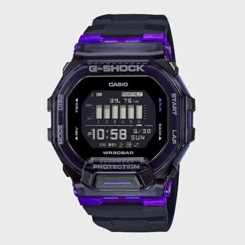 Casio G-SHOCK Men's Watch GBD-200SM-1A6 - Purple Resin Strap