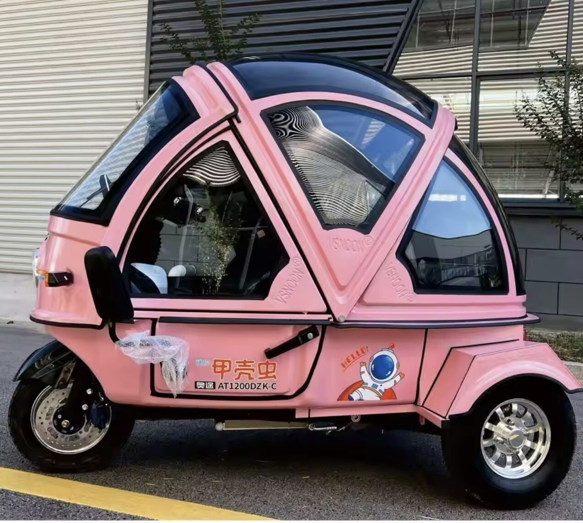 Mini beetle folding convertible electric bike (Tricycle)