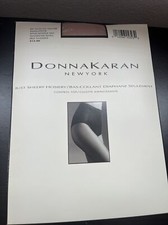 Donna Karan Just Sheer Control Top Pantyhose Style 266 DK Nude Small