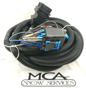 BOSS OEM SNOW PLOW 13 PIN HARNESS 4 SEALED RELAY MAIN TRUCK SIDE WIRING