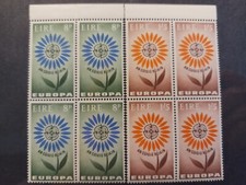 Ireland Stamps - Europa 1964 Block of 4 MNH Extremely Fine S196-7