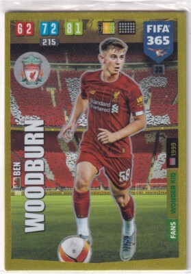 Panini Adrenalyn XL FIFA 365 2020 No. 33 Ben Woodburn Wonder Kid