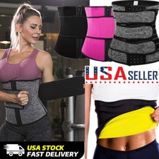 Sweat Waist Trainer Neoprene Belt Sauna Shaper Girdle Abdominal Control Corset