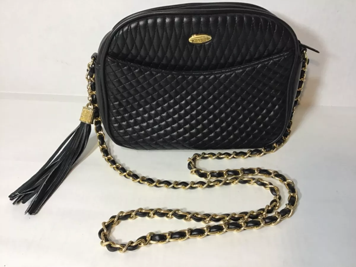 Nine West Black Nylon Shoulder Bag Handbag Purse | eBay