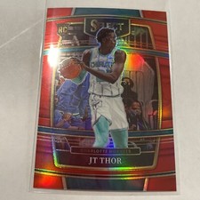2021-22 PANINI SELECT RED #7 JT THOR RC /199 CHARLOTTE HORNETS  ROOKIE RC