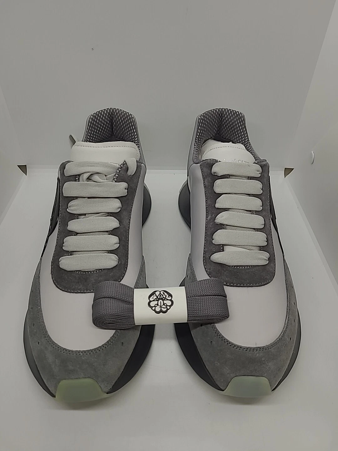 Alexander McQueen — New Alexander McQueen Sprint Runner Sneakers Leather & Suede Size 44E (US 11W)