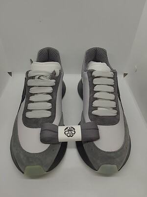 New Alexander McQueen Sprint Runner Sneakers Leather & Suede Size 44E (US 11W)