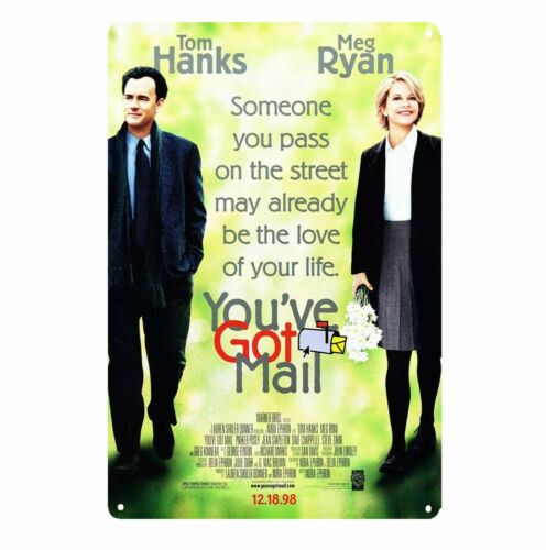 You've Got Mail List Movie Metal Poster Tin Sign Tom Hanks Meg Ryan Plaque - Picture 1 of 2