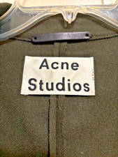 Acne Studios Womens Wool Coat, Excellent Cond...