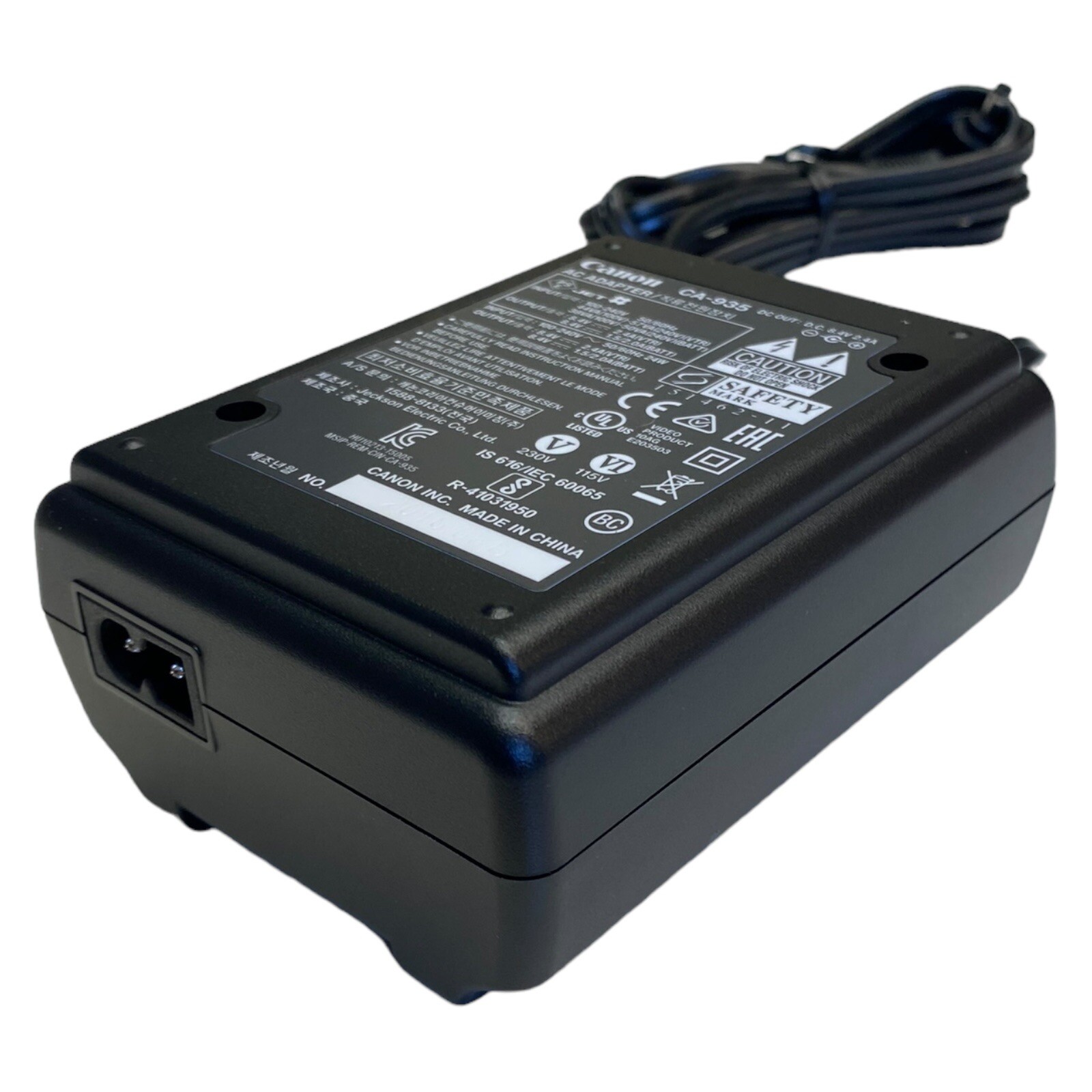 Genuine Canon XF100, XF105, XF200, XF205, XF300, and XF305 AC Adaptor Charger