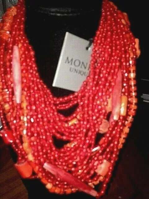 Real coral necklace for sale clearance