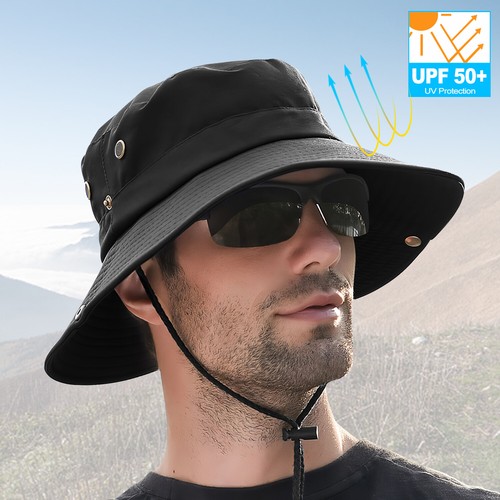 Sommer UV-Schutz Hut - Breite Krempe Atmungsaktiv Bucket Cap für Männer & Frauen - Bild 16 von 133