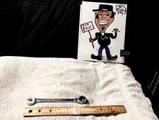 HUSKY PRO 14 #64814 Ratcheting Wrench ON A END & OPEN  END OTHER ESTATE SALE🔧😁