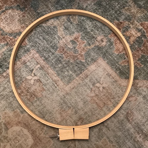 14” Wood Sewing Hoop Embroidery, Needlepoint, Quilting, Counted Cross Stitch - Picture 1 of 2