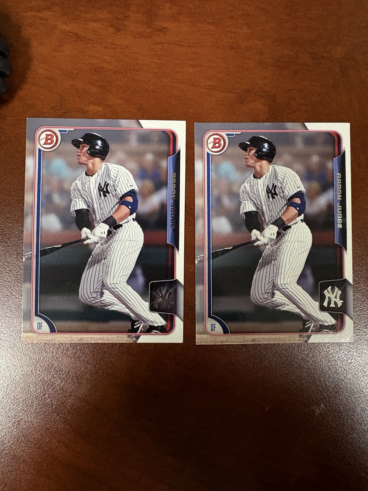 2015 BOWMAN DRAFT PAPER AARON JUDGE #150 RC NEW YORK YANKEES (2 Cards)