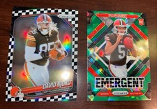 2025 PANINI PRIZM DAVID NJOKU CHECKERED PRIZM, Dillon Gabriel Green Ice EMERGENT