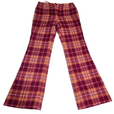 Vintage 70's Bobbie Brooks Bell Bottom Flare Pants 27X29 Hippie Retro Groovy