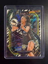 2025 Panini Select WNBA Zebra SSP Kamilla Cardoso WNBA