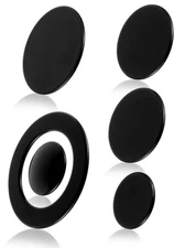 Upgraded Gas Stove Burner Cap Set - 6 Piece Metal Cooker Hat Replacement Kit ...