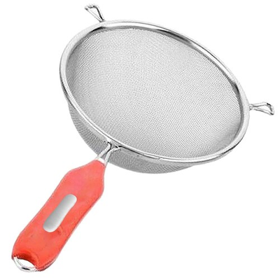 #ad Silver Stainless Steel Soup amp; Juice Strainer Pack Of 1 12.5 cm G319 $12.65