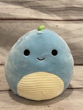 Squishmallow Plush Doll Rashad the Blue Dino 7