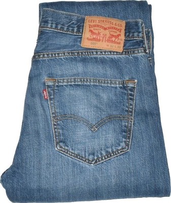 Levi's    501  Jeans  W32 L32  Blau  Vintage  Used Look