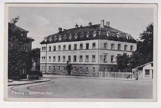 Munich Pasing Gasthof zur Post old postcard