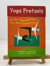 Yoga Pretzels: 50 Fun Yoga Activities for Kids & Grownups (Barefoot Books) New!