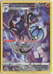 Chandelure TG04/TG30 Full Art Ultra Rare Holo - Lost Origin Trainer Gallery