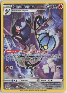 Chandelure TG04/TG30 Full Art Ultra Rare Holo - Lost Origin Trainer Gallery