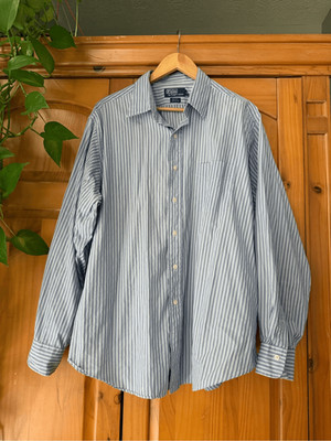 POLO Ralph Lauren Alcott Button Button Up Blue Sz 38-36/37 Long Sleeve