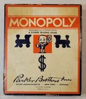 1936 Parker Brothers Monopoly Game Early Edition w/ Parts & Box No Board Vintage